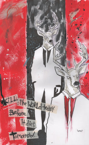 Spy-DeerMan: Kill the World Today, Before it Die Tomorrow #1 Chris Hamer cover
