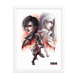 Stake #1 - Angel and Jessamy by Anna Zhuo - Framed poster